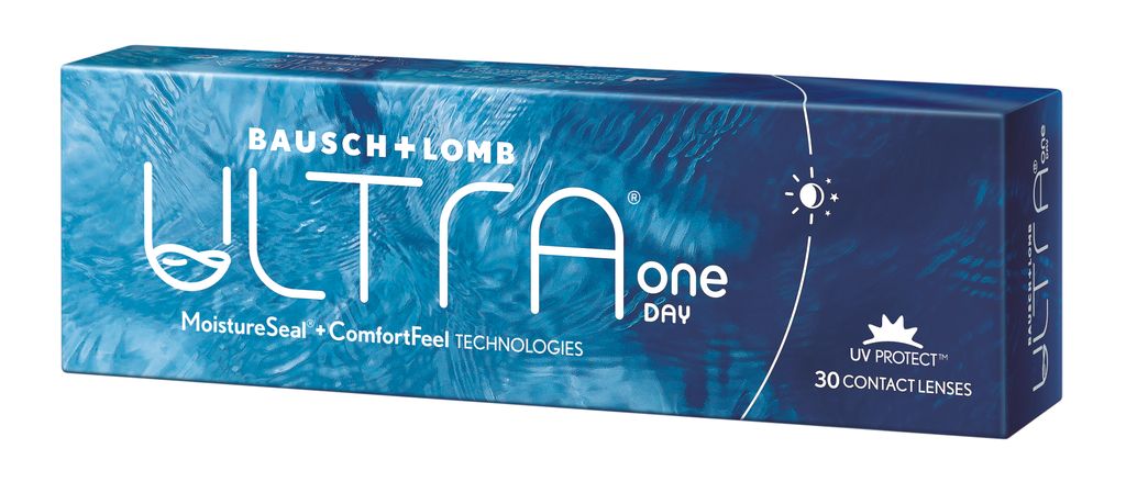 Ultra One Day Мягкие контактные линзы, -1.00, 8.6, 30 шт.