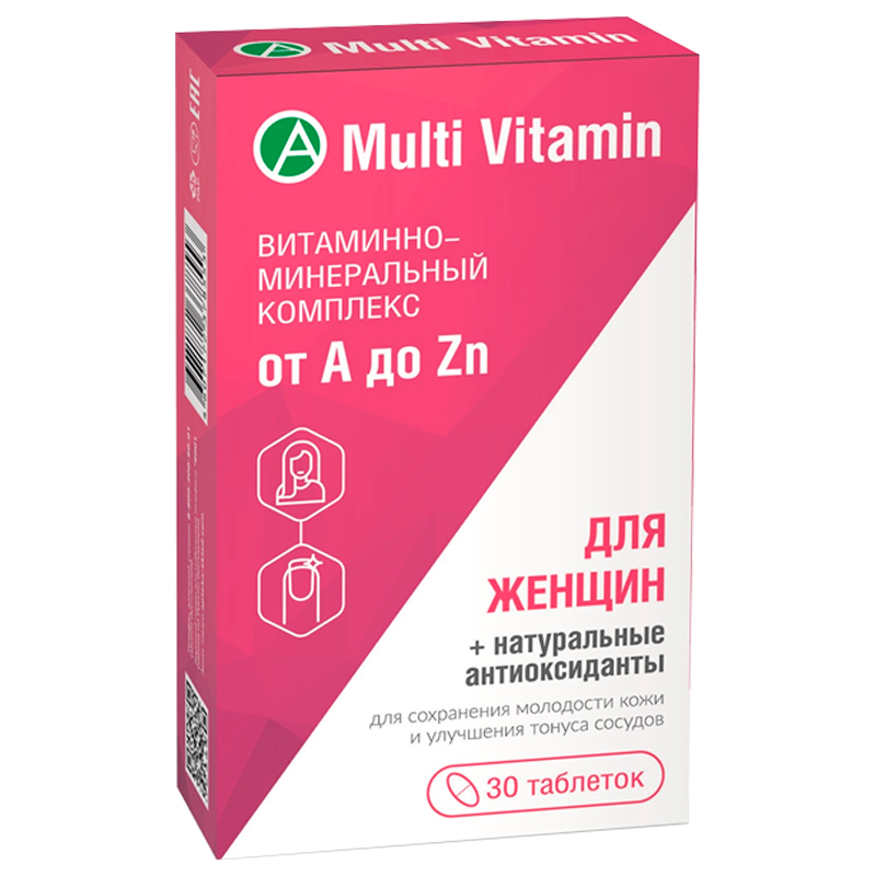 фото упаковки Multi Vitamin Витаминно-минеральный комплекс A-Zn для женщин