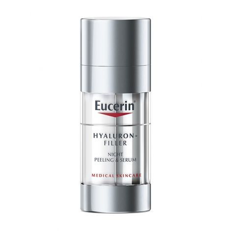 Eucerin Hyaluron-Filler Эксфолиант-сыворотка ночная, сыворотка, для всех типов кожи, 30 мл, 1 шт.