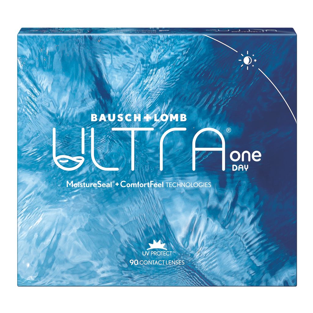 фото упаковки Ultra One Day Мягкие контактные линзы, -5.50, 8.6, 90 шт. фото упаковки Ultra One Day Мягкие контактные линзы
