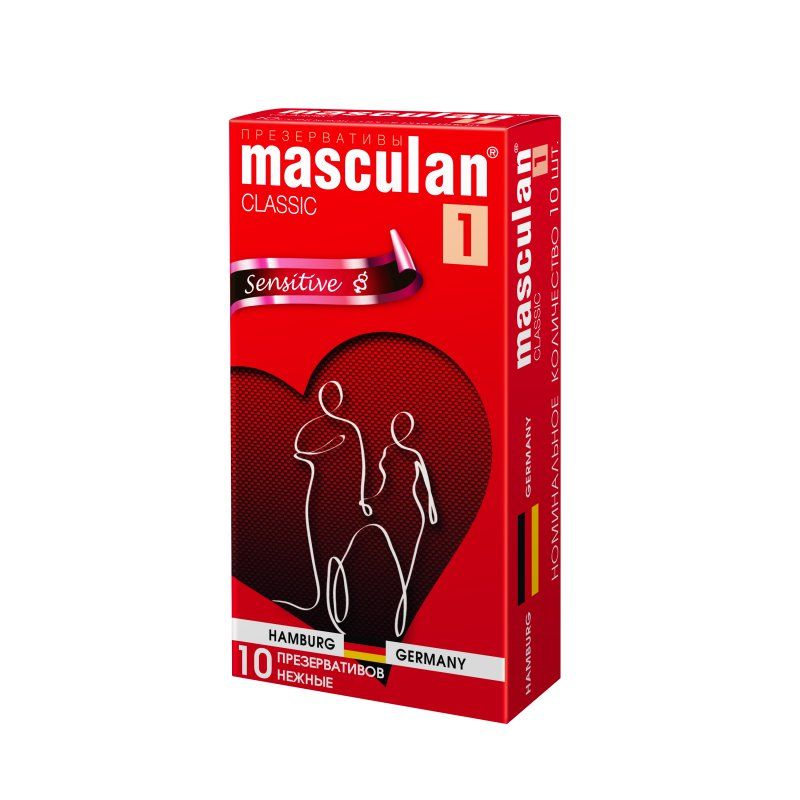 Презервативы Masculan Classic 1 Нежные, презерватив, 10 шт.