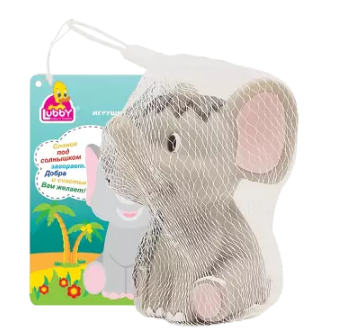 фото упаковки Lubby Игрушка для купания Слон