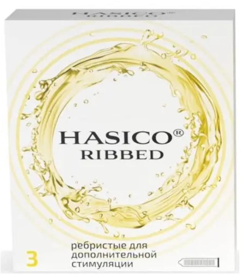 фото упаковки Hasico презервативы ребристые