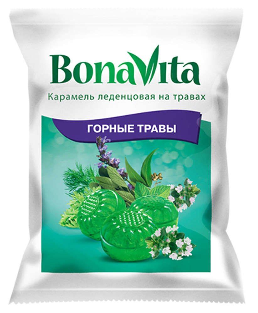 фото упаковки BonaVita Карамель леденцовая Горные травы
