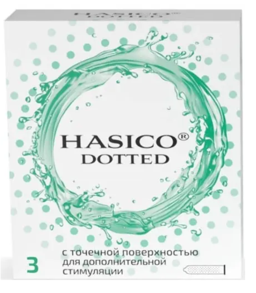 фото упаковки Hasico презервативы с точками