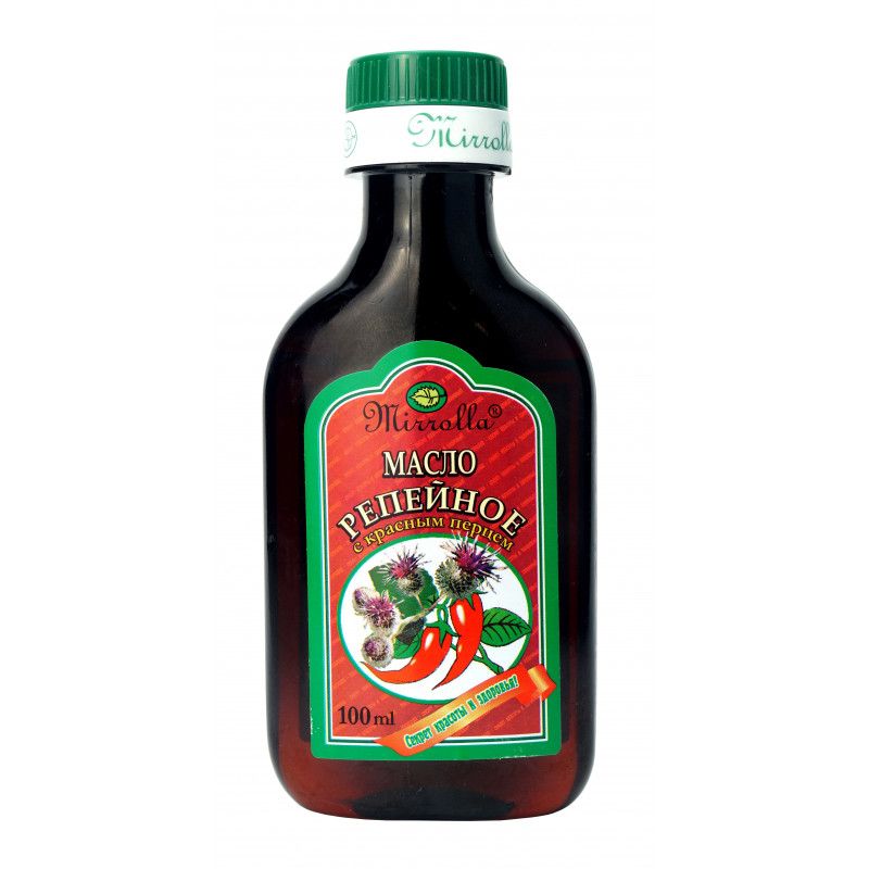 фото упаковки Mirrolla Репейное масло с красным перцем