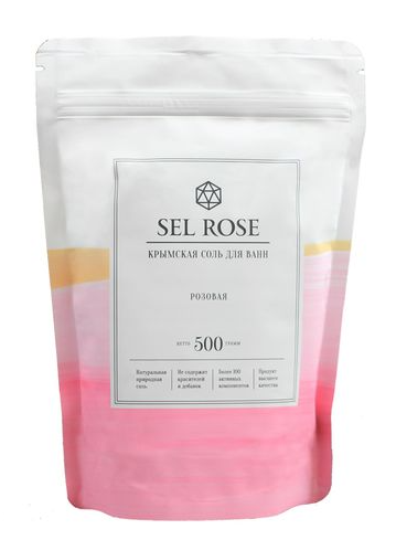 фото упаковки Sel Rose Соль для ванн морская Крымская природная розовая