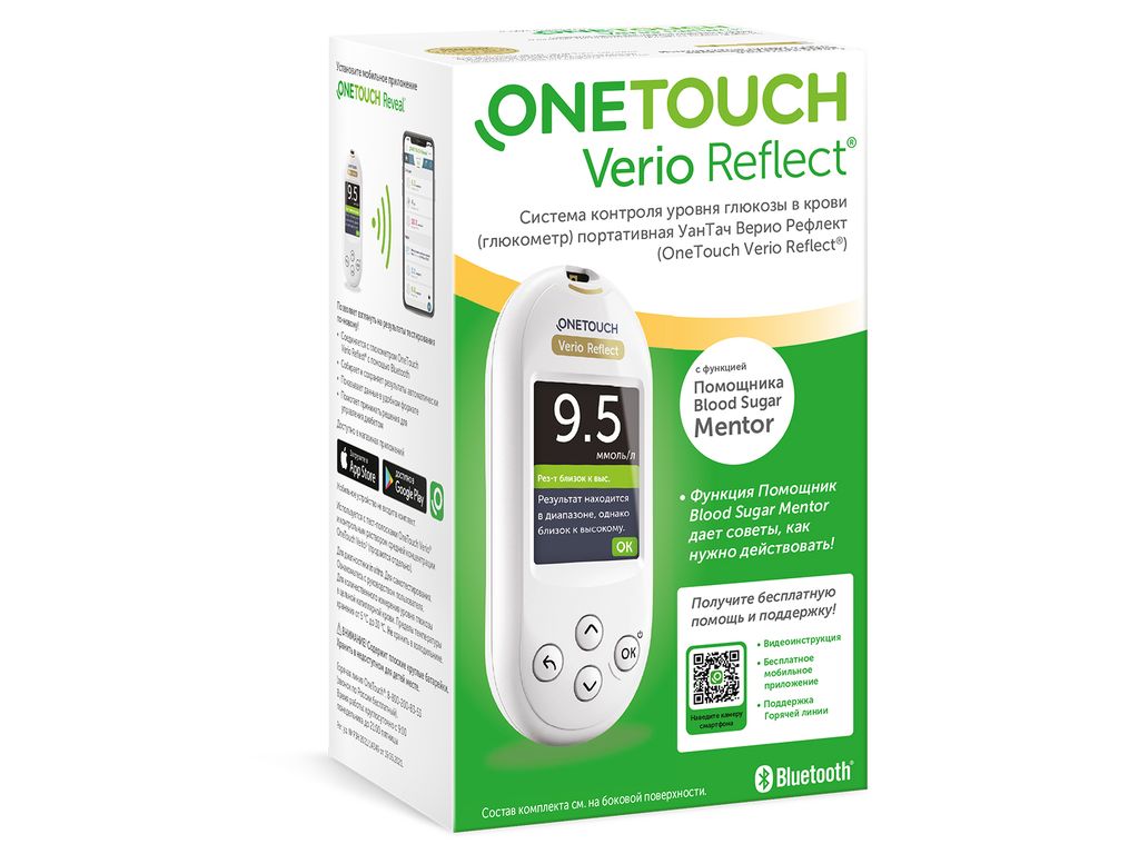 OneTouch Verio Reflect Глюкометр, 1 шт.