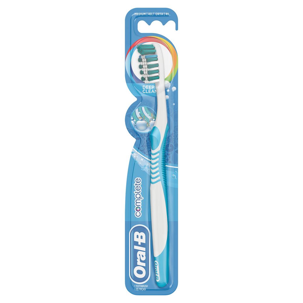 фото упаковки Oral-b Complete Глубокая чистка 40 зубная щетка средняя