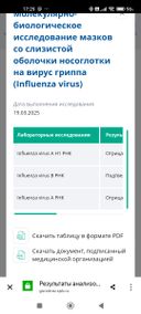 Отзывы о Экспресс-тест для выявления SARS-CoV-2 и гриппа А/В