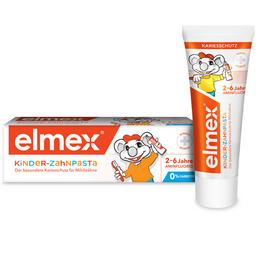 Элмекс Зубная паста детская от 2 до 6 лет, с фтором, паста зубная, 50 мл, 1 шт. цена