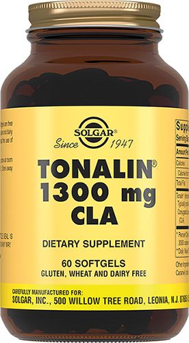 Solgar Тоналин 1300 мг КЛК, 1300 мг, капсулы, 60 шт. цена