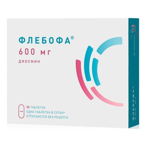 Флебофа, 600 мг, таблетки, 30 шт. цена