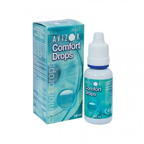 Avizor Comfort Drops Капли для линз, капли глазные, 15 мл, 1 шт. цена