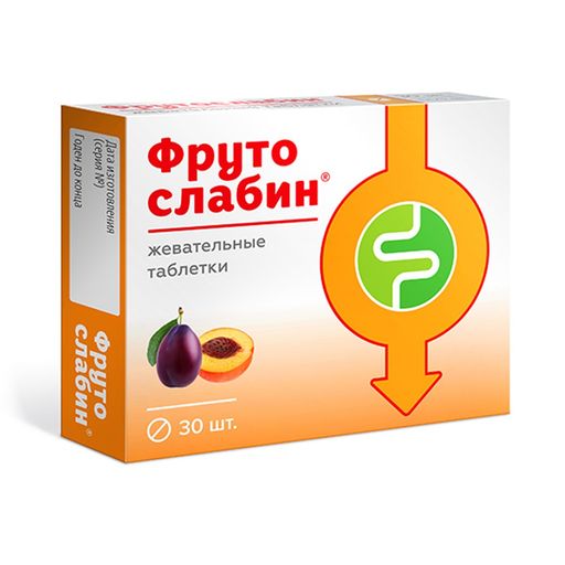 Фрутослабин, таблетки жевательные, 30 шт. цена