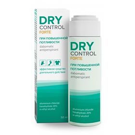 Dry Control Forte дабоматик антиперспирант 20%, 50 мл, 1 шт. цена