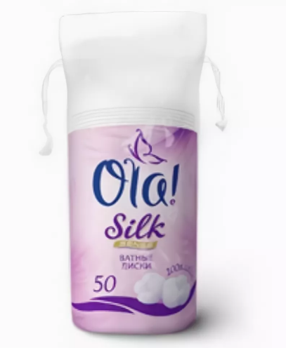 Ola! Silk Sense Ватные диски, 50 шт. цена