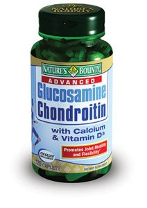 Natures Bounty Глюкозамин-Хондроитин плюс с кальцием и витамином Д, таблетки, 120 шт. цена