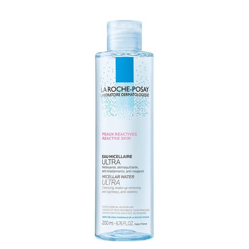 La Roche-Posay Ultra reactive мицеллярная вода, мицеллярная вода, для кожи, склонной к аллергии, 200 мл, 1 шт.
