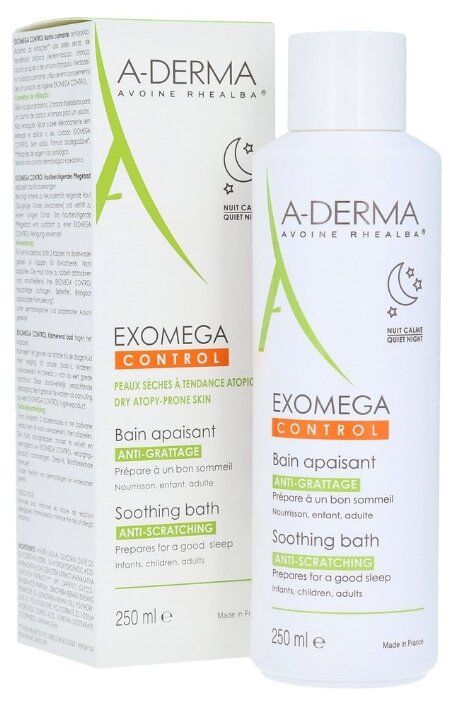 A-Derma Exomega Средство смягчающее для принятия ванны, средство для ванны, для сухой кожи, 250 мл, 1 шт. цена