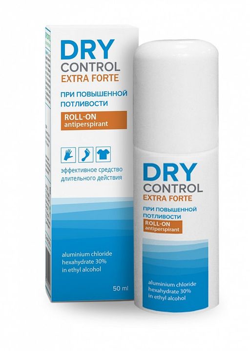 Dry Control Extra Forte роликовый антиперспирант 30%, 50 мл, 1 шт. цена