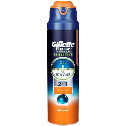 Gillette Fusion ProGlide Sensitive гель для бритья, 170 мл, 1 шт. цена