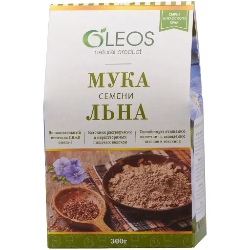 Oleos мука семени льна, 300 г, 1 шт.