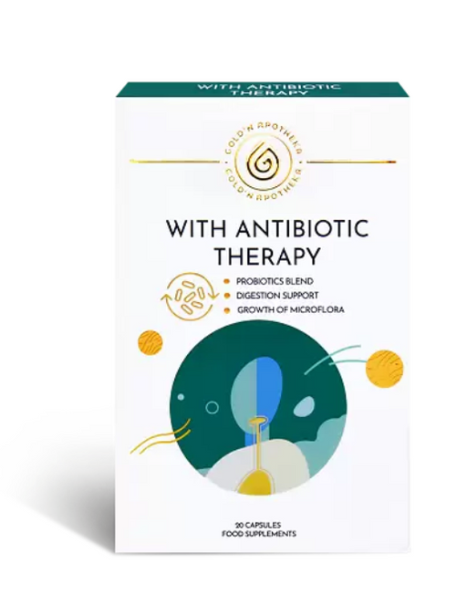 Gold'n Apotheka With Antibiotic Therapy Симбиол, капсулы, 20 шт.
