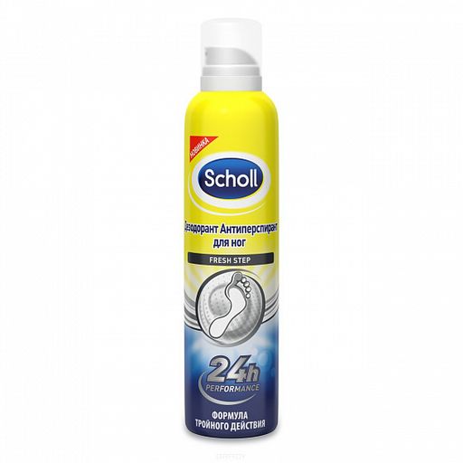 Scholl Fresh Step дезодорант антиперспирант для ног, спрей, 150 мл, 1 шт. цена