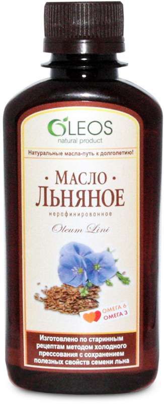Oleos Льняное масло, масло, 200 мл, 1 шт. цена