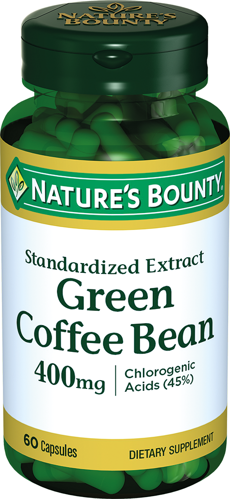 Natures Bounty Зеленые кофейные зерна 400 мг, капсулы, 60 шт. цена