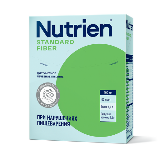 Nutrien Standard Fiber, смесь сухая, с нейтральным вкусом, 350 г, 1 шт. цена