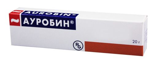 Ауробин, мазь для ректального и наружного применения, 20 г, 1 шт. цена