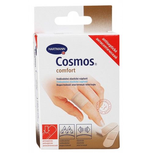 Cosmos Comfort Пластырь, 2 размера, пластырь медицинский, антисептический, 20 шт. цена