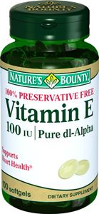 Natures Bounty Витамин Е 100 МЕ, 100 мг, капсулы, 100 шт. цена