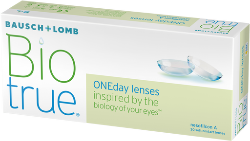 Bausch&Lomb Biotrue ONEday Контактные линзы однодневные, BC=8.6 d=14.2, D(-2.50), 30 шт.