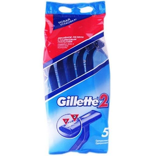 Gillette 2 Станки одноразовые, 5 шт. цена
