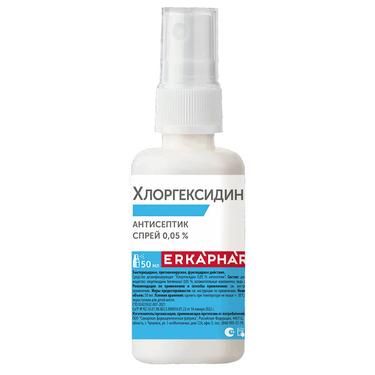 Erkapharm Хлоргексидин кожный антисептик, 0.05%, раствор, 50 мл, 1 шт.