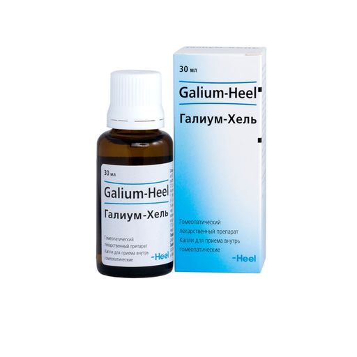 Галиум-Хель, капли для приема внутрь гомеопатические, 30 мл, 1 шт. цена