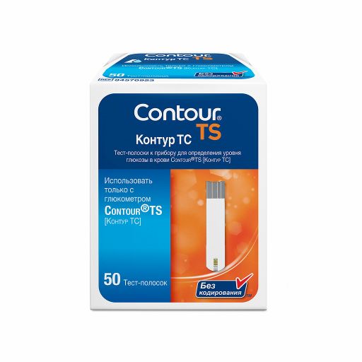 Contour TS Тест-полоски, тест-полоска, 50 шт. цена