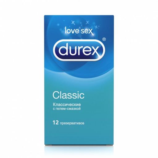 Презервативы Durex Classic, презерватив, гладкие, 12 шт. цена
