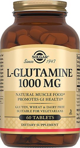 Solgar L-глутамин 1000 мг, 1000 мг, таблетки, 60 шт. цена